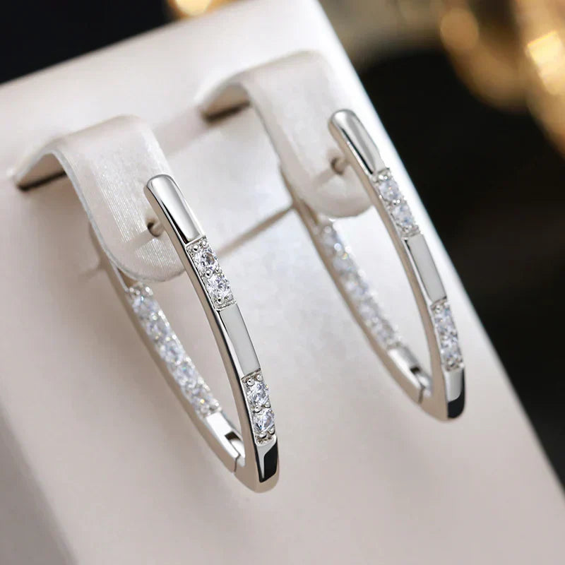 Pendientes Royal Glow de circonita – imagen 2