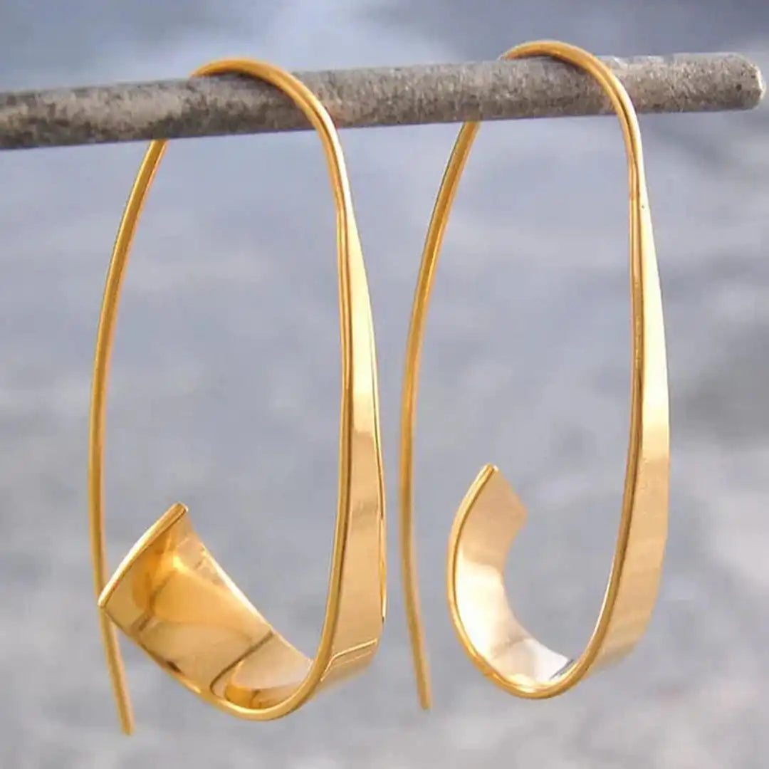 Pendientes espiral vintage