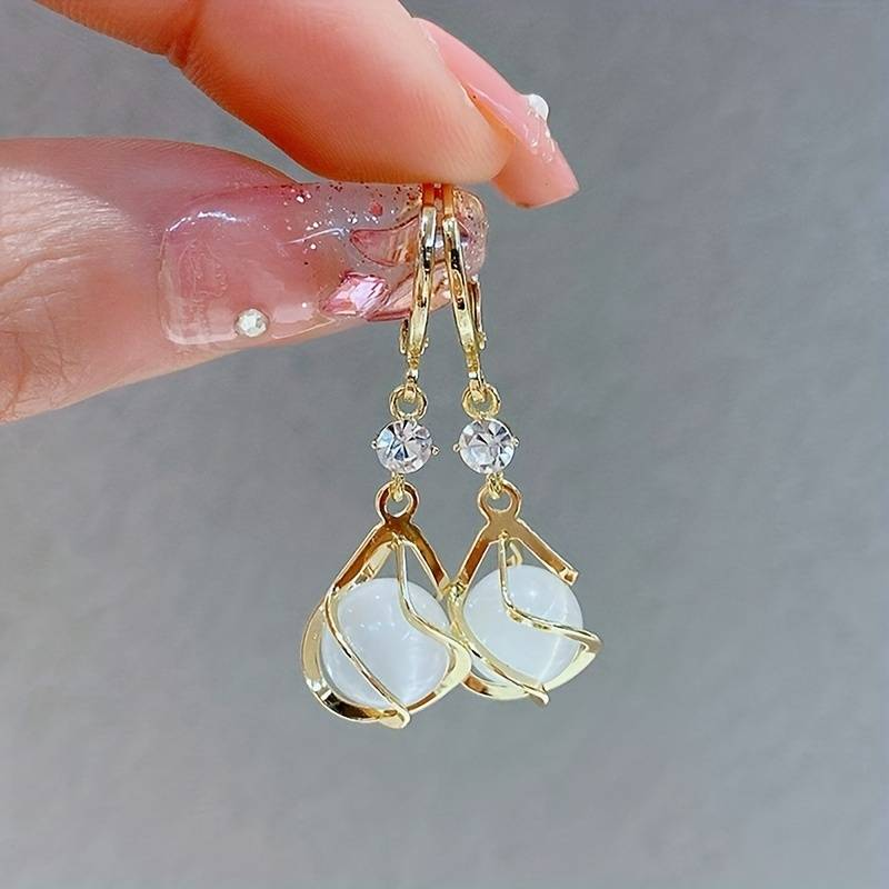 Pendientes glamour de ópalo Cheyenne