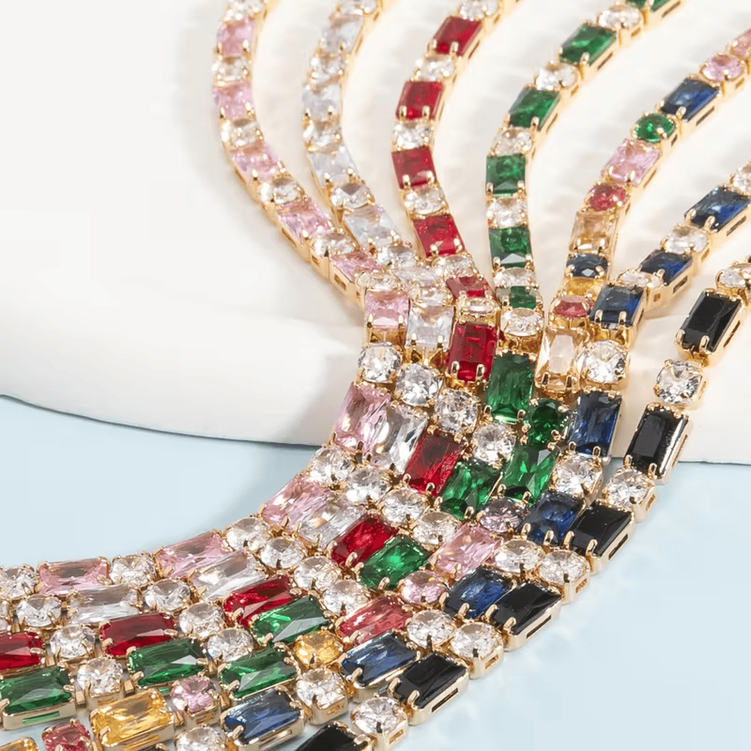 Pulsera de cristal esmeralda radiante – imagen 8
