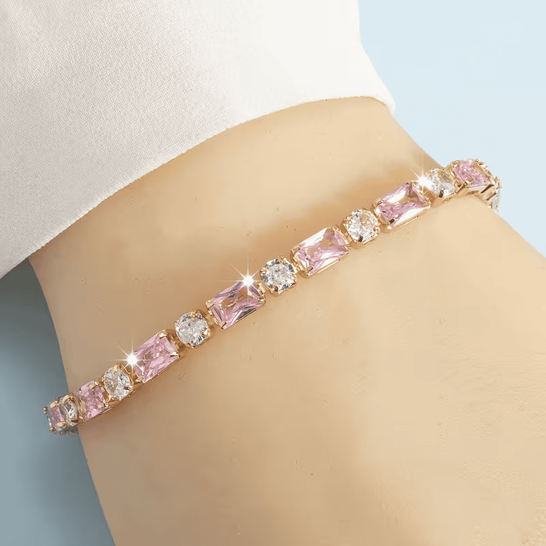 Pulsera de cristal esmeralda radiante – imagen 4