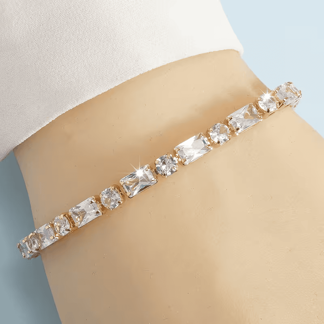 Pulsera de cristal esmeralda radiante – imagen 5