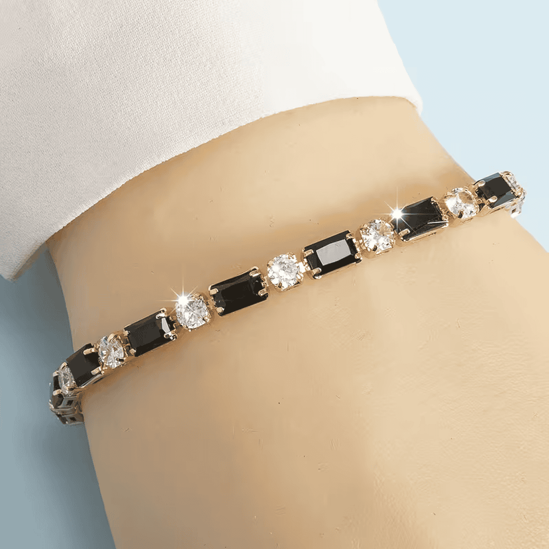 Pulsera de cristal esmeralda radiante – imagen 6