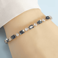 Pulsera de cristal esmeralda radiante – imagen 2