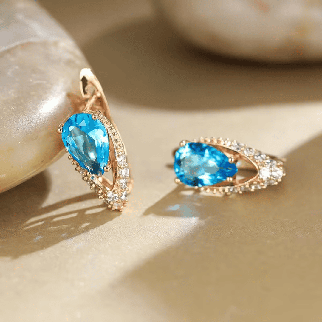 Pendientes colgantes de gota