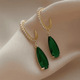 Pendientes esmeralda Forest Cascade