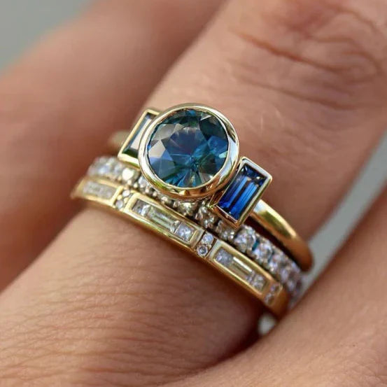 Anillo brillante Lumina Celeste