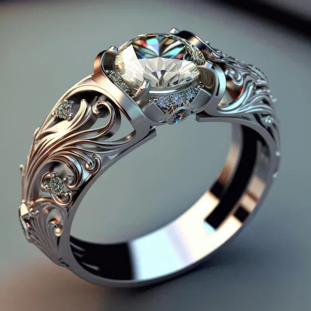 Anillo de cristal de lujo Prestigio — Carmen, Lucía & Rocío