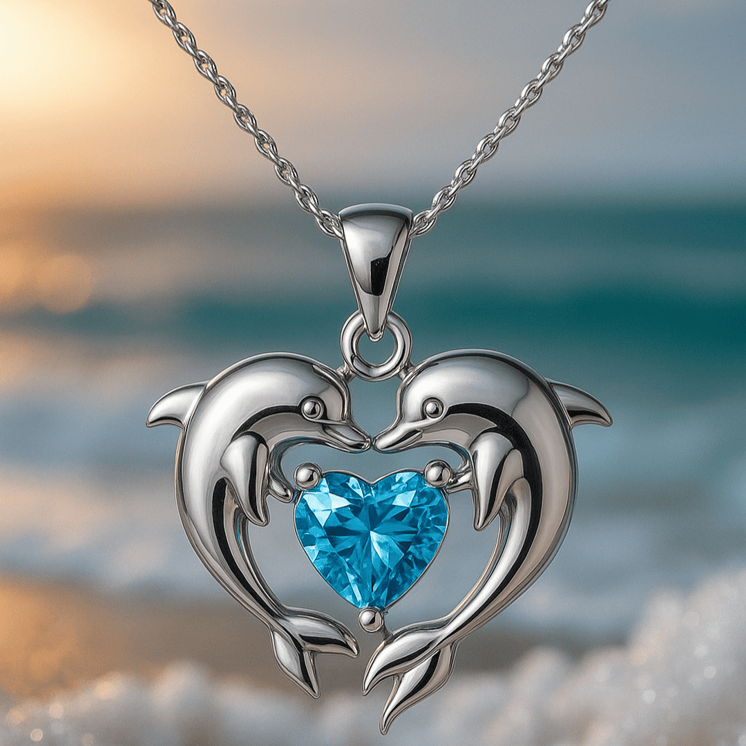 Collar Amor de Delfín de plata — Carmen, Lucía & Rocío