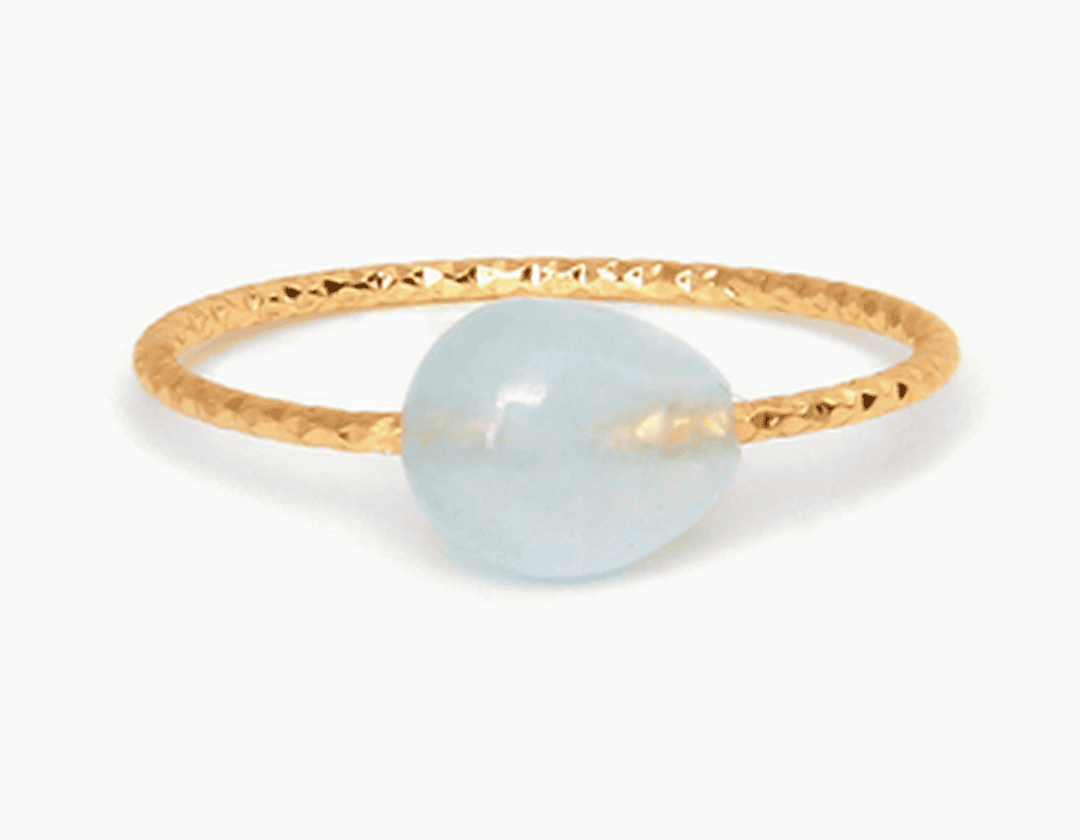 Anillo fino con piedras de colores – imagen 3