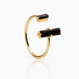 Anillo de compromiso con piedra lunar natural – imagen 2