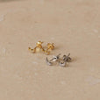 Pendientes micro luna de cristal