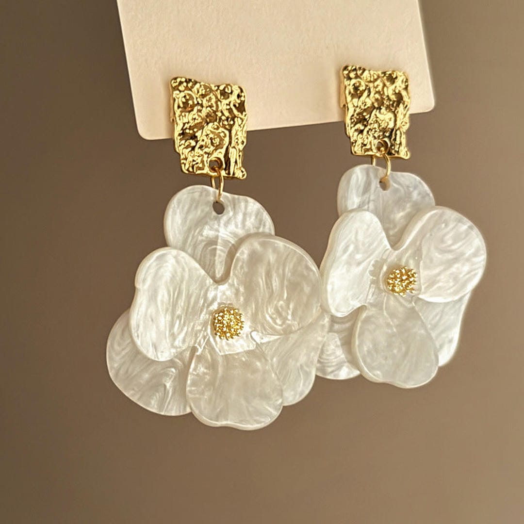Pendientes florales bohemios elegantes – imagen 2