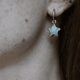 Pendientes de piedra natural con estrellas – imagen 5