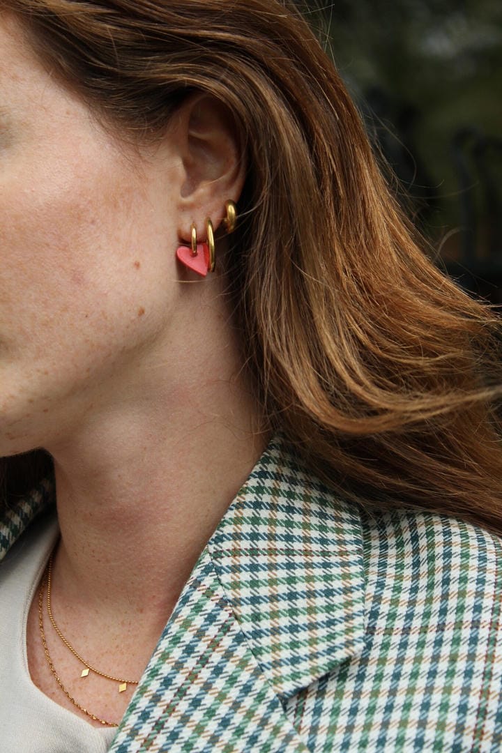 Pendientes vintage de forma casi redonda – imagen 3