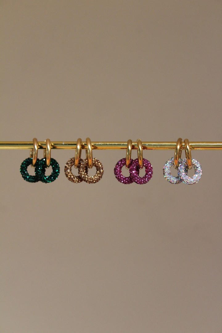 Pendientes Darina con forma de donut