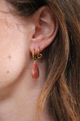 Pendientes colgantes de piedra natural elegantes y atemporales Carmen, Lucía & Rocío – imagen 7