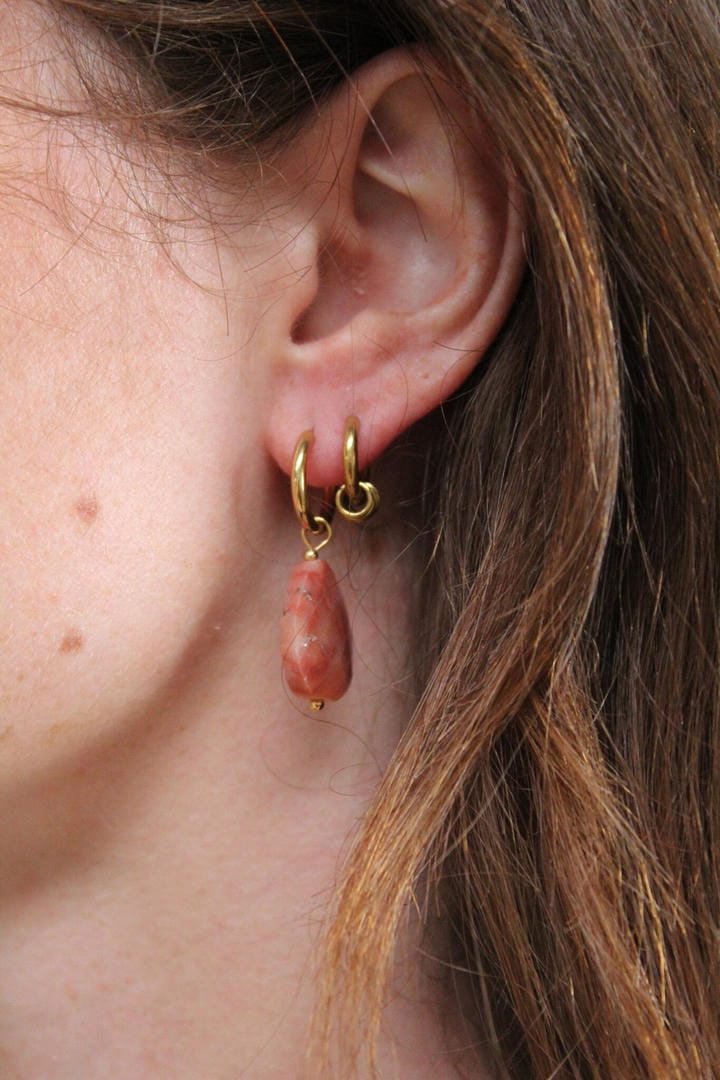 Pendientes colgantes de piedra natural elegantes y atemporales Carmen, Lucía & Rocío – imagen 7