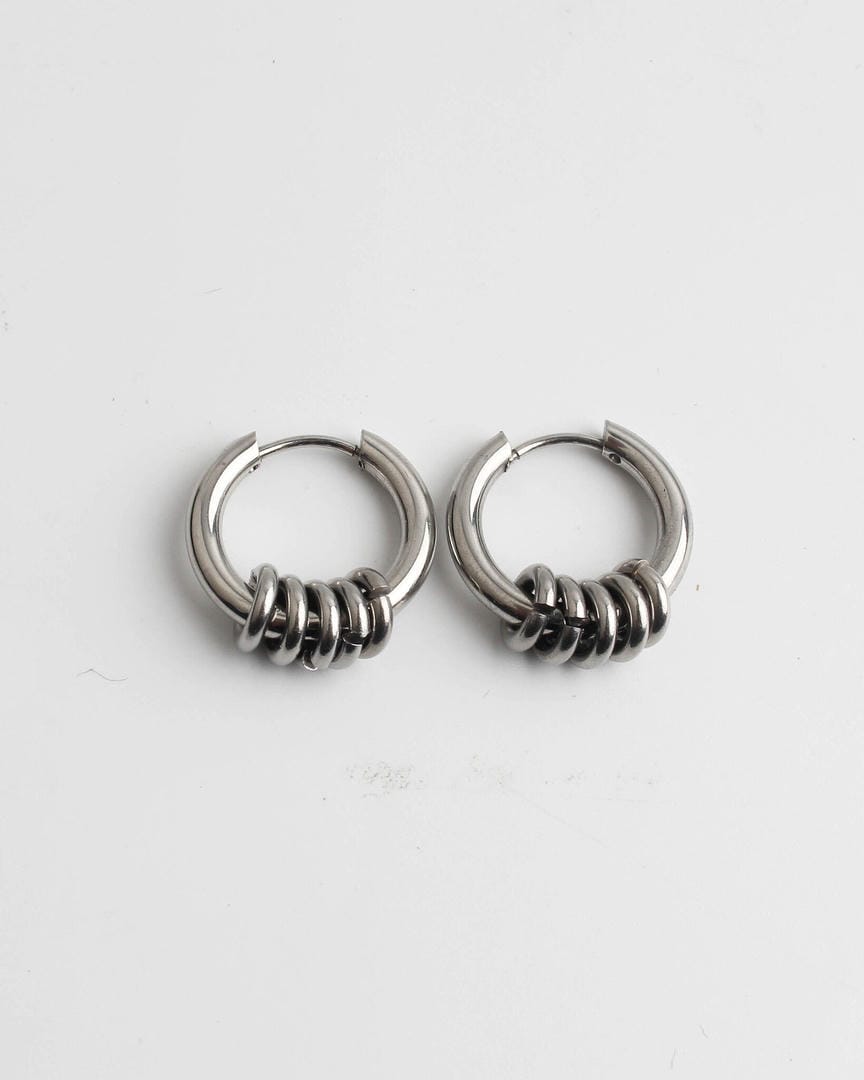 Pendientes aros apilables tipo anillo – imagen 6