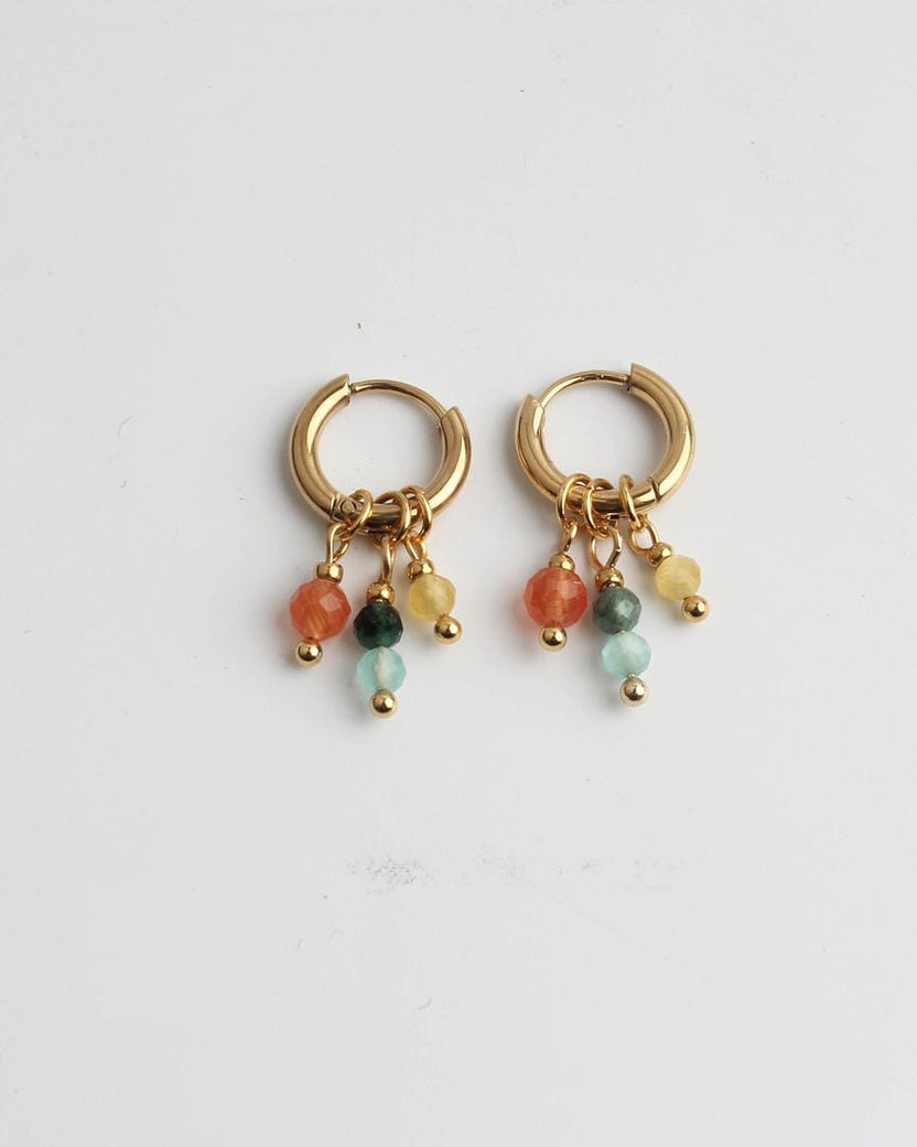 Pendientes encantadores de piedra Carmen, Lucía & Rocío