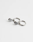 Pendientes ovalados de piedra Dana Sleek – imagen 5