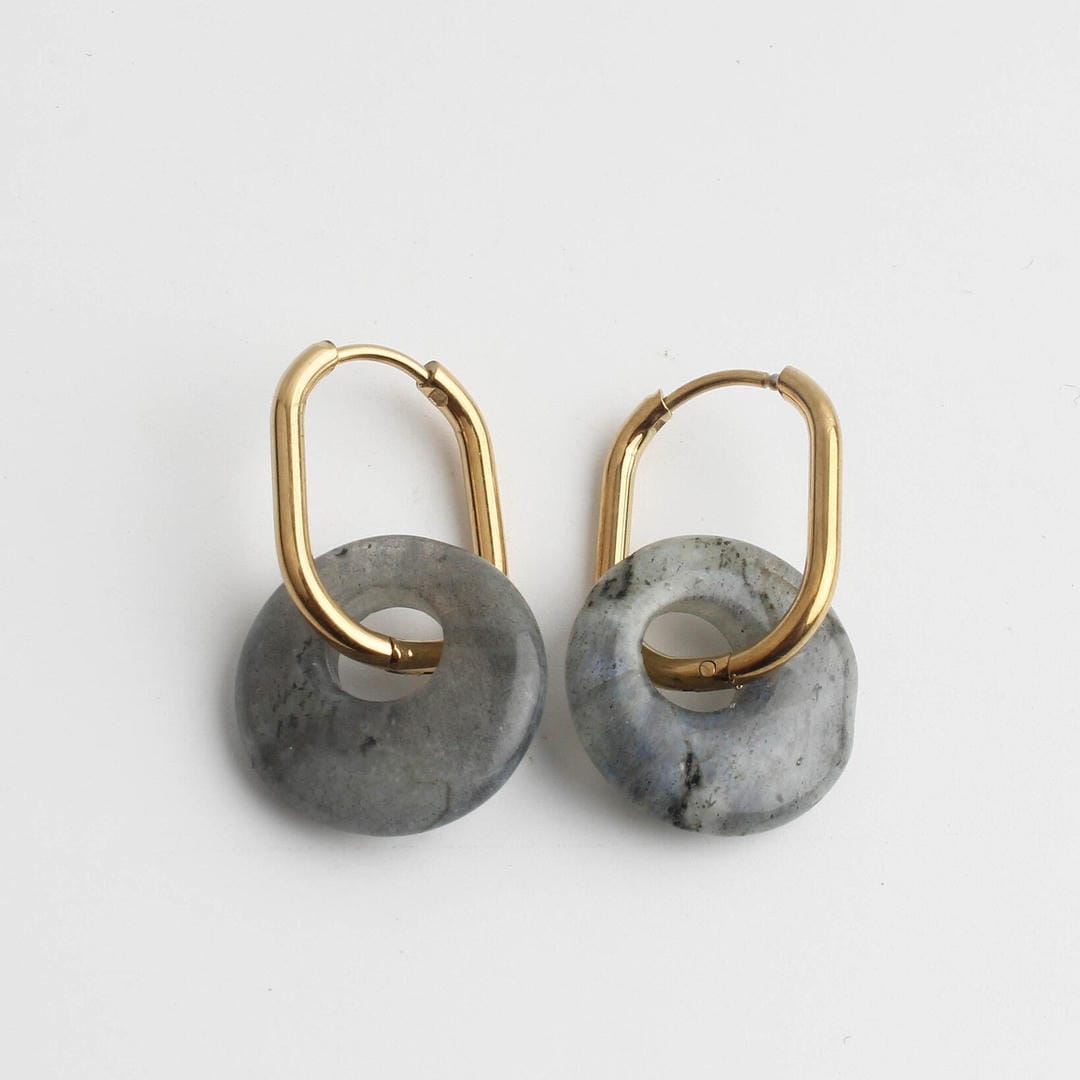 Pendientes Tirza de piedra natural – imagen 11