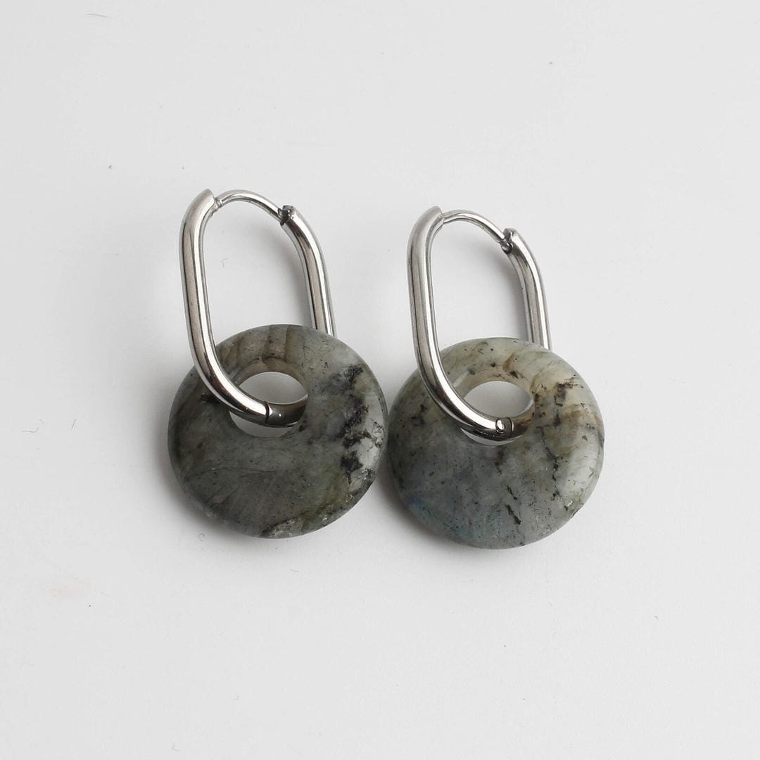 Pendientes Tirza de piedra natural – imagen 12