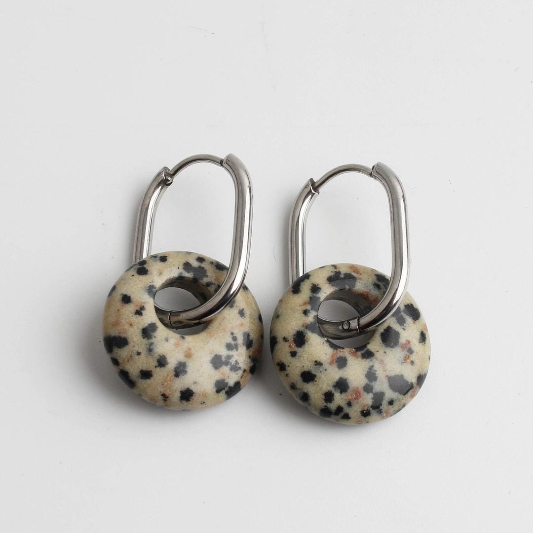 Pendientes Tirza de piedra natural – imagen 2