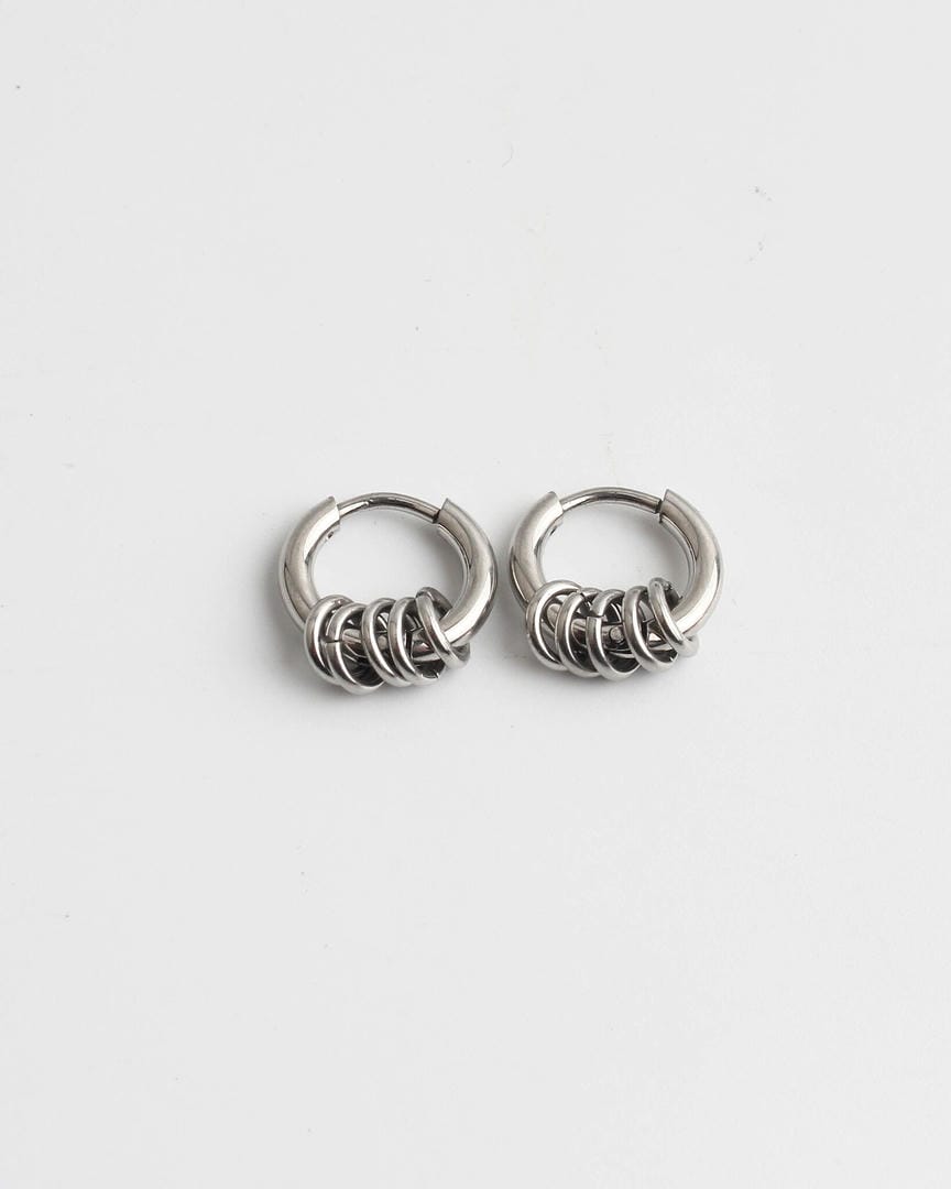 Pendientes aros apilables tipo anillo – imagen 5