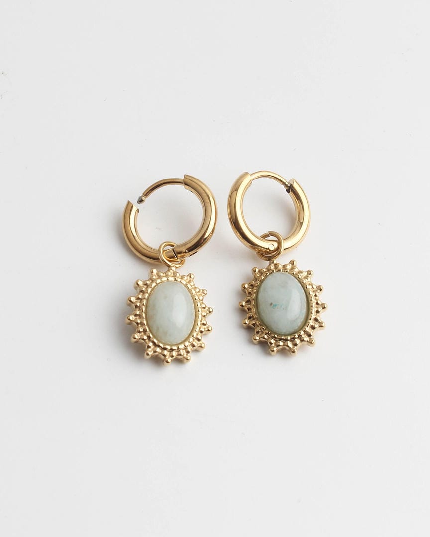 Pendientes Jolie de piedra natural – imagen 12