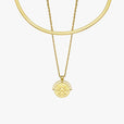 Set de collares en capas Resplandor dorado – imagen 2