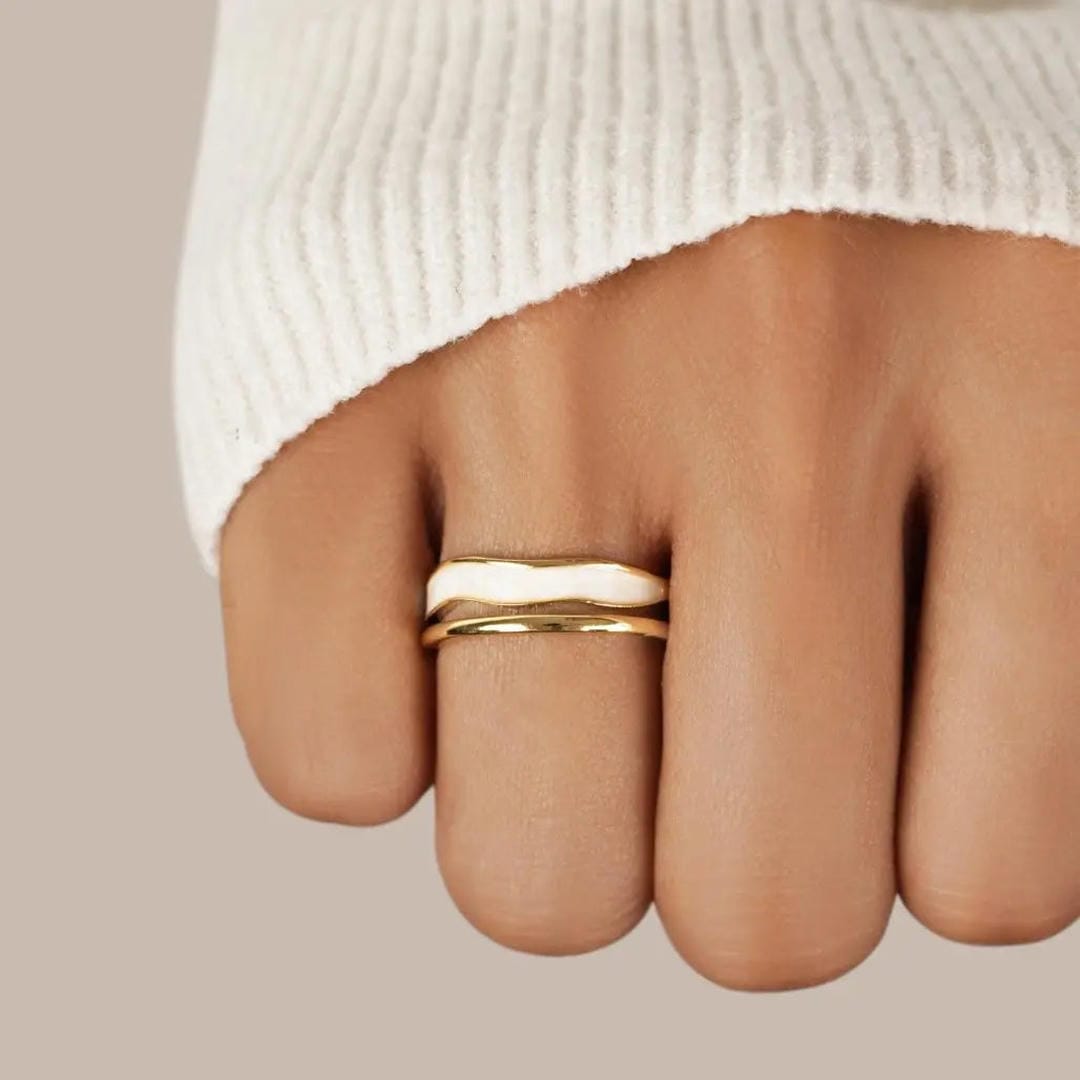 Anillo ajustable de doble capa – imagen 2