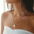 Set de collares en capas Resplandor dorado