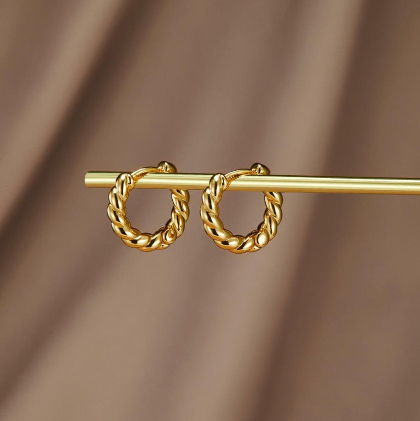 Pendientes Gold Twist