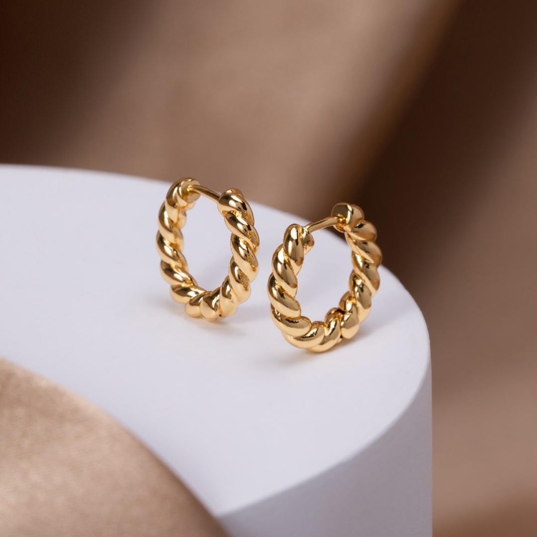 Pendientes Gold Twist – imagen 3