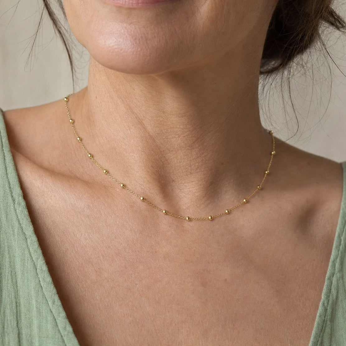 Collar minimalista de eslabones