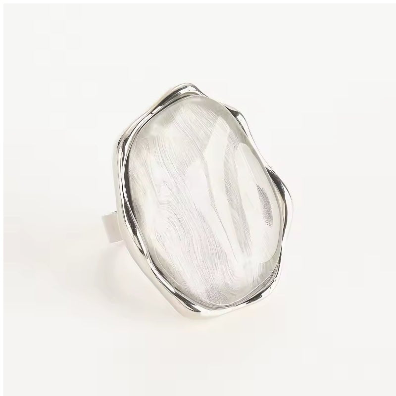 Anillo de cristal de piedra natural Carmen, Lucía & Rocío