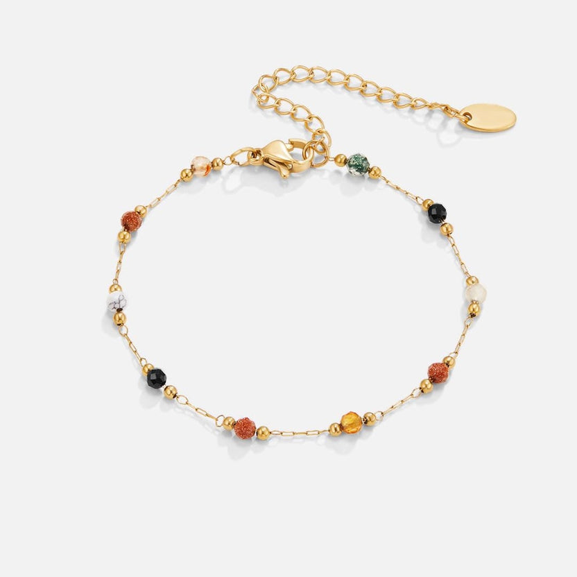 Pulsera Serene Balance de piedras preciosas de colores
