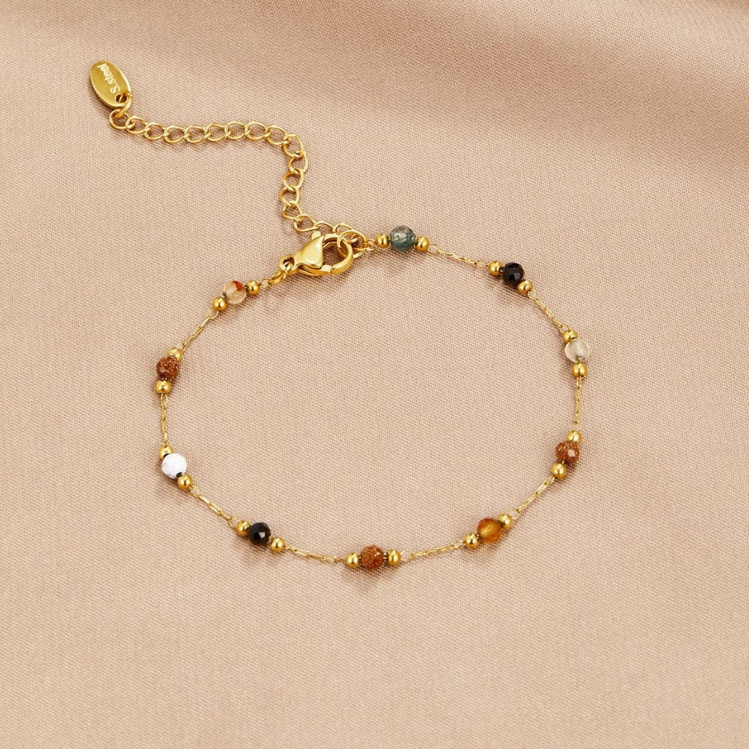 Pulsera Equilibrio Sereno de piedras preciosas de colores — Carmen, Lucía & Rocío