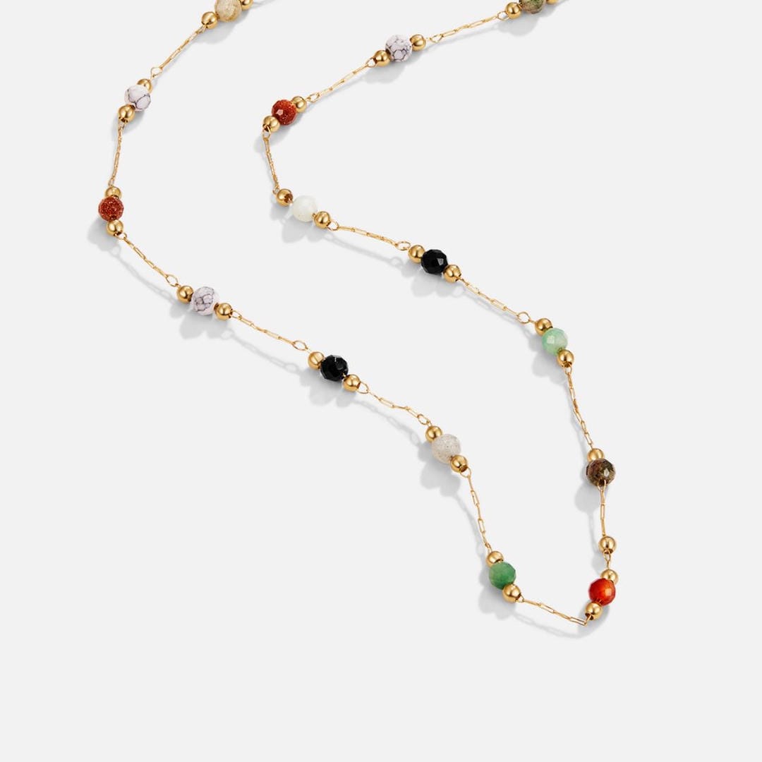 Collar de piedras preciosas de colores Aria – imagen 5