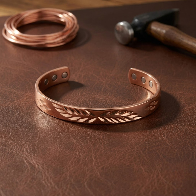 Pulsera de cobre Cascade Lunar