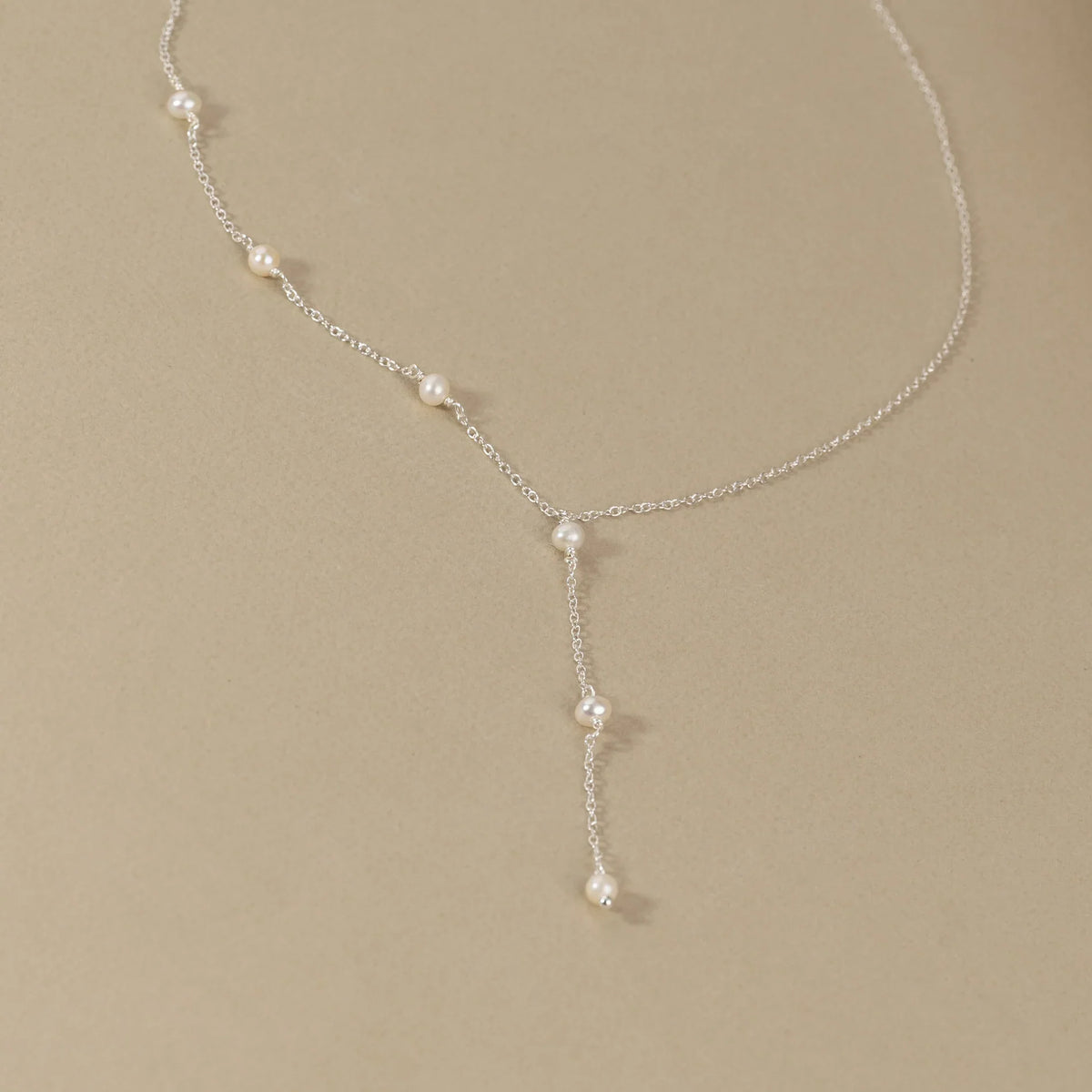 Collar vintage con colgante de perla – imagen 2