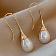 Pendientes Helena clásicos de perla