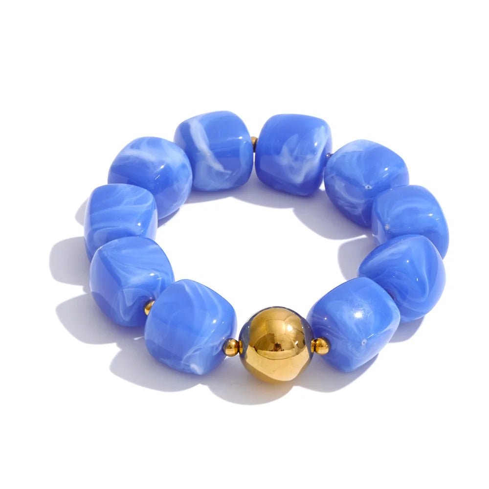 Pulsera juguetona de brillo marmolado – imagen 3