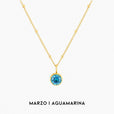 Collar luminoso con gema circular – imagen 8