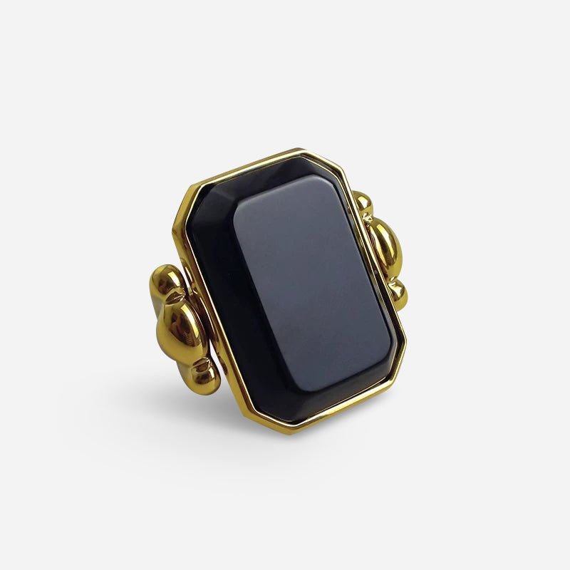 Anillo vintage francés de ágata de Carmen, Lucía & Rocío