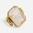 Anillo vintage francés de cristal Marique