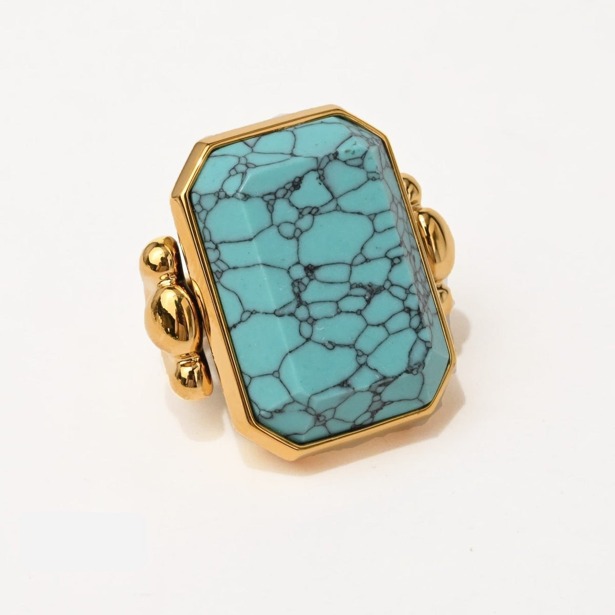 Anillo vintage francés de turquesa Marique