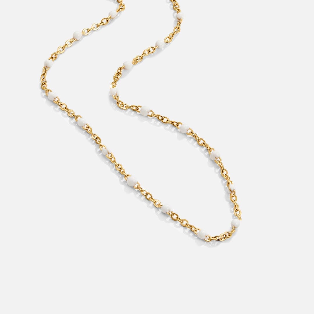 Collar blanco de cuentas – imagen 2