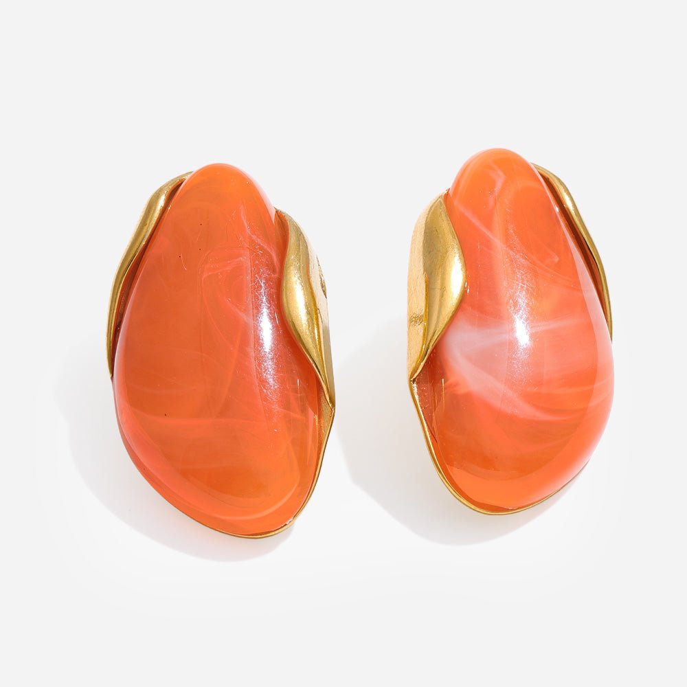 Pendientes Piedra Única de acero inoxidable — Carmen, Lucía & Rocío
